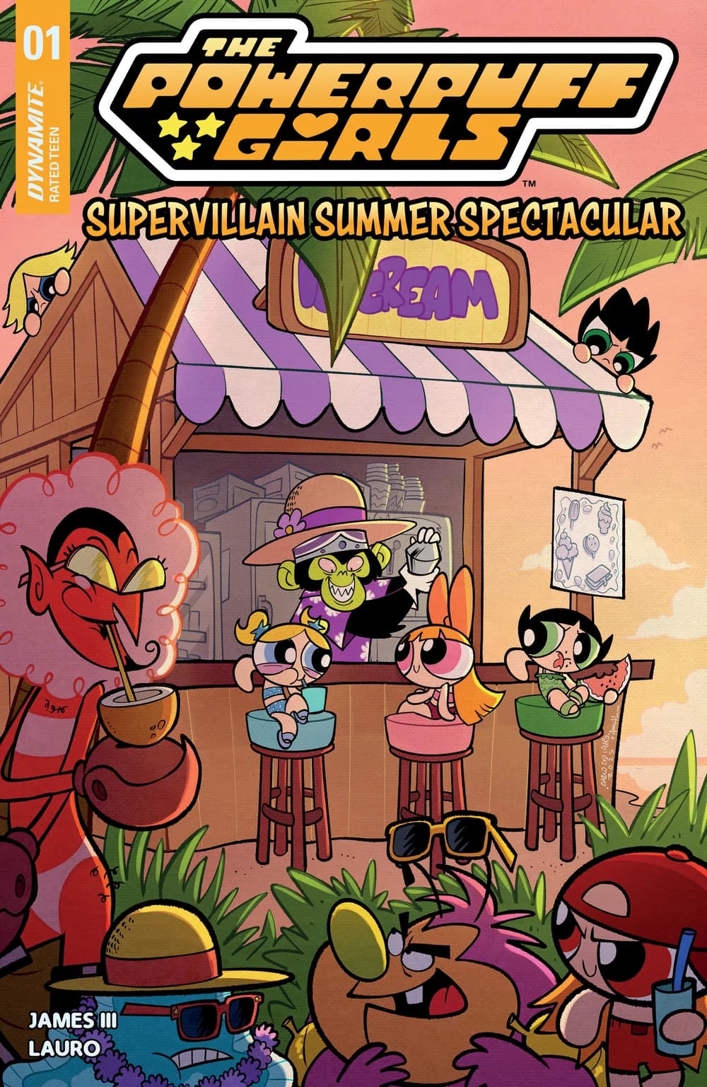 Powerpuff Girls comic art